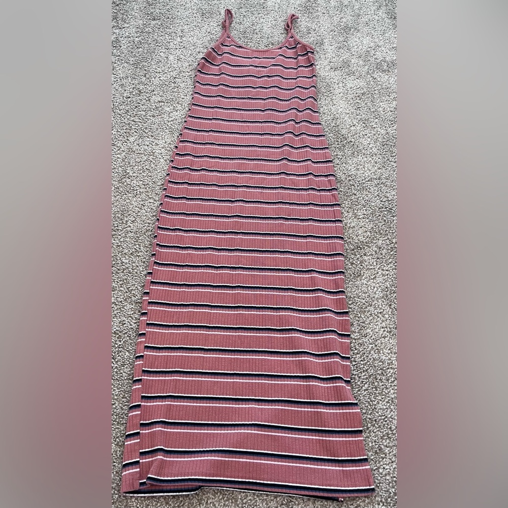 Wild Fable Pink and Black Striped Small Bodycon Dress